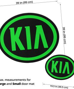 Kia custom shaped door mat