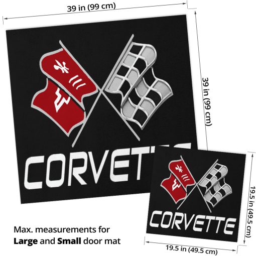 Corvette C3 Custom Shaped Door Mat