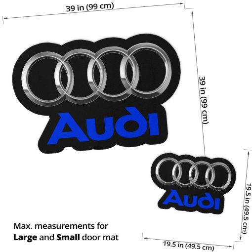 Audi Custom Shaped Door Mat