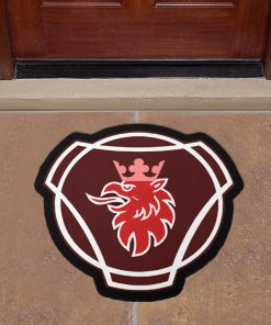 Saab custom shaped door mat