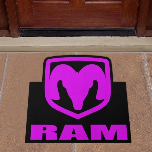 RAM Trucks custom shaped door mat