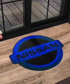 Nissan custom shaped door mat