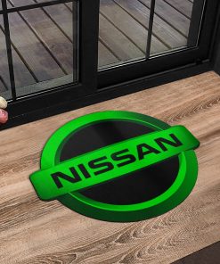 Nissan custom shaped door mat