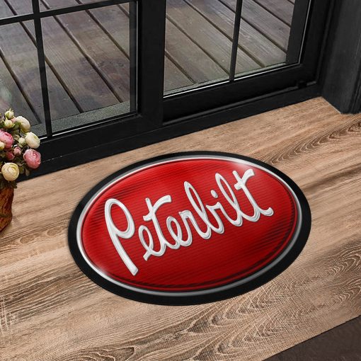 Peterbilt custom shaped door mat