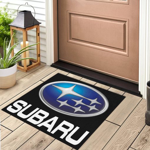 Subaru custom shaped door mat