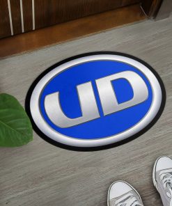UD Trucks custom shaped door mat