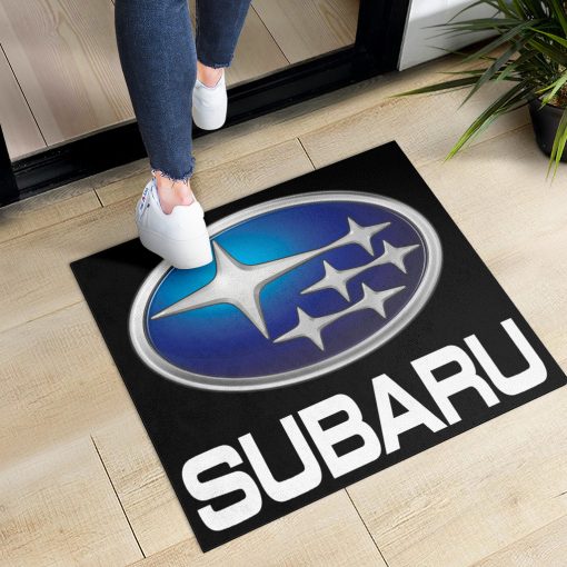 Subaru custom shaped door mat