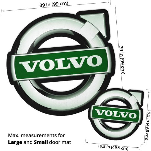 Volvo custom shaped door mat