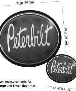 Peterbilt custom shaped door mat