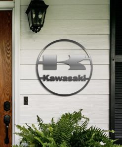 Kawasaki Metal Sign