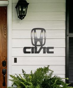 Honda Civic Metal Sign