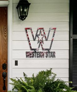 Western Star Metal Sign