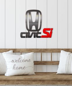Honda Civic Si Metal Sign
