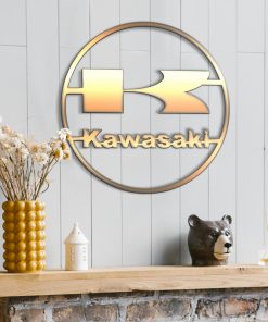 Kawasaki Metal Sign
