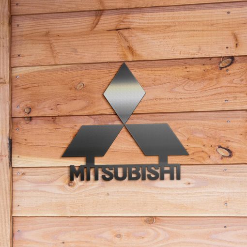 Mitsubishi Metal Sign