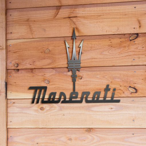 Maserati Metal Sign