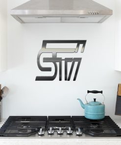 Subaru STI Metal Sign