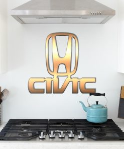 Honda Civic Metal Sign