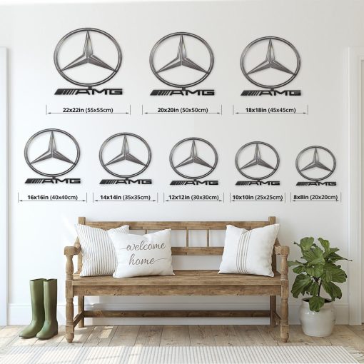 Mercedes AMG Metal Sign