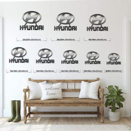 Hyundai Metal Sign