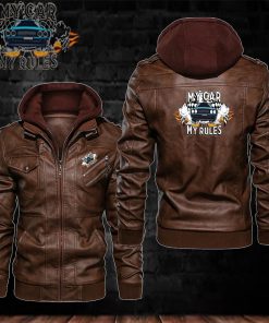 My Car My Rules Leather Jacket